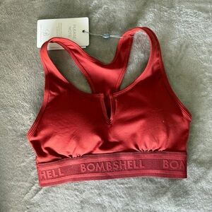 Bombshell Sportswear Red Sports Bra